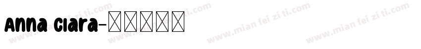 Anna Clara字体转换